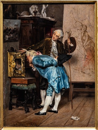 El amante del arte de Giovanni Boldini