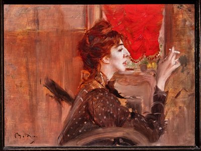 El telón rojo de Giovanni Boldini