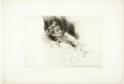 Whistler dormido de Giovanni Boldini
