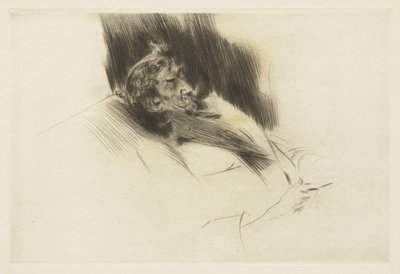 Whistler dormido, 1897 de Giovanni Boldini