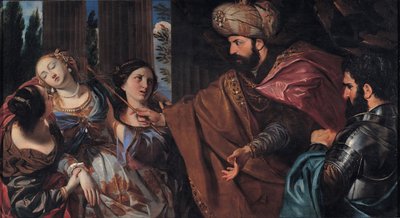 Ester ante Asuero, entre 1660 y 1670 de Giovanni Bonatti
