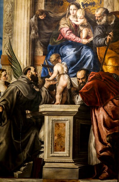 La Virgen con el Niño y los santos de Giovanni Bonatti