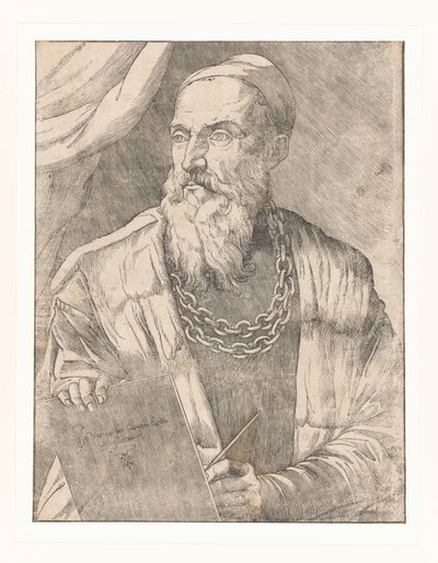 Retrato del artista Tiziano de Giovanni Britto