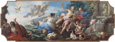 Ariadna en la isla de Naxos, o una alegoría del otoño de Giovanni Camillo Sagrestani
