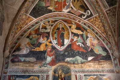 Ascensión, c.1492 (fresco) de Giovanni Canavesio