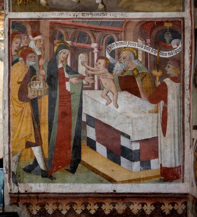 Presentación de Jesús en el Templo, 1492 de Giovanni Canavesio