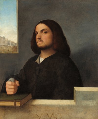 Retrato de un caballero veneciano de Giovanni Cariani