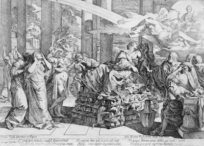 Álbum de recortes con grabados italianos de los siglos XVI y XVII de Giovanni Cesare Testa