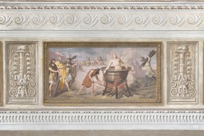 El martirio de San Juan Evangelista en Roma de Giovanni Chiarini