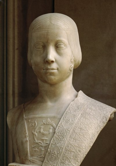 Beatriz de Este, hermana de Isabel y esposa de Lodovico el Moro Sforza, duque de Milán ... de Giovanni Cristoforo Romano
