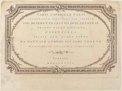 Frontispicio de Giovanni De Pian