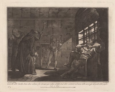 El "Giardin Scuro," para ejecuciones por estrangulamiento de Giovanni De Pian, after Francesco Galimberti