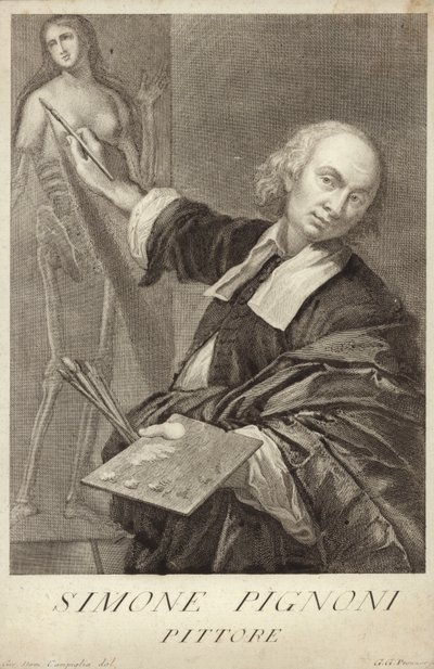 Simone Pignoni, pintor italiano de Giovanni Domenico Campiglia