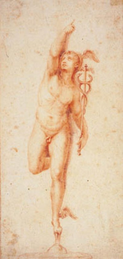 El Mercurio de los Medici después de Giambologna de Giovanni Domenico Campiglia