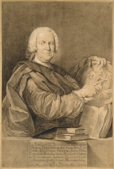 Retrato de Cavaliere Francesco Maria Niccolò Gabburri de Giovanni Domenico Ferretti