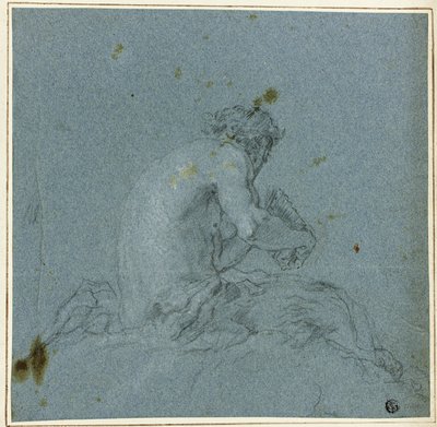 Un Sátiro Tocando su Flauta de Giovanni Domenico Tiepolo