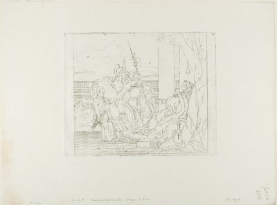 Eneas Presenta a su Hijo Ascanio a Dido de Giovanni Domenico Tiepolo