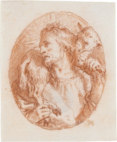 Cristo con el cordero de Giovanni Domenico Tiepolo