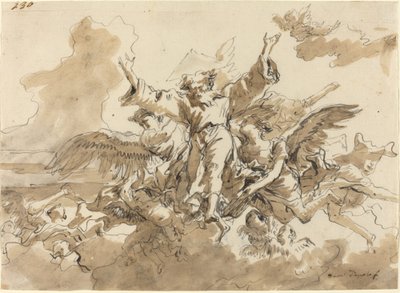 Creación del universo de Giovanni Domenico Tiepolo