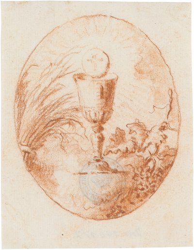 Cáliz y hostia, pan y vino de Giovanni Domenico Tiepolo