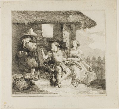 Matrimonio de Angélica y Medoro de Giovanni Domenico Tiepolo