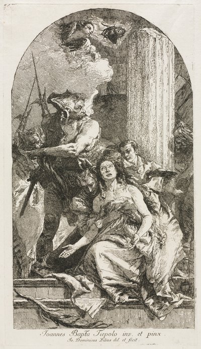 Martirio de Santa Águeda de Giovanni Domenico Tiepolo