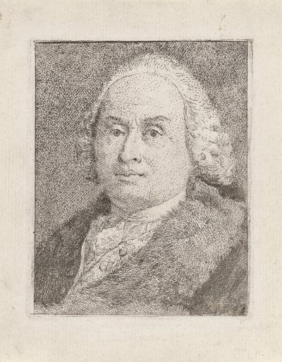 Retrato de Giambattista Tiepolo, de la Colección de Cabezas de Giovanni Domenico Tiepolo