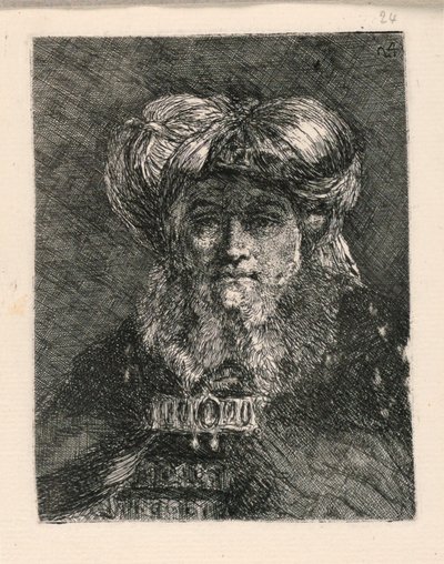 Colección de cabezas de Giovanni Domenico Tiepolo