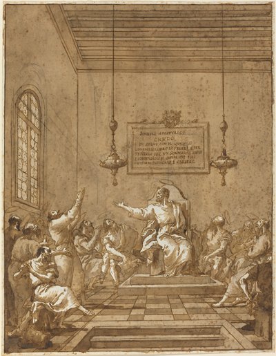 El Credo de los Apóstoles de Giovanni Domenico Tiepolo