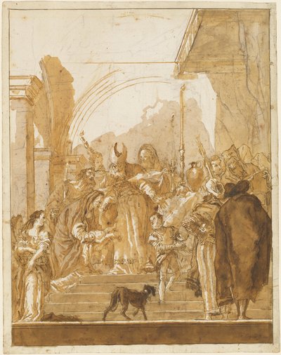 La presentación en el templo de Giovanni Domenico Tiepolo
