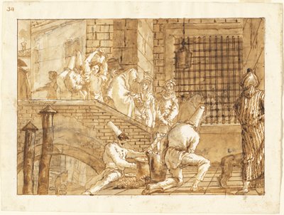 La Visita a la Prisión de Giovanni Domenico Tiepolo