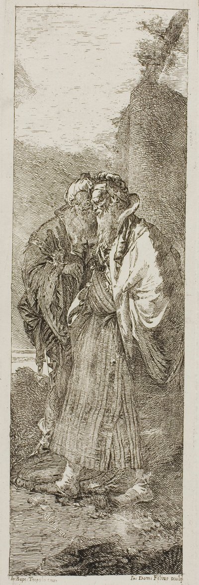 Dos hombres viejos de Giovanni Domenico Tiepolo