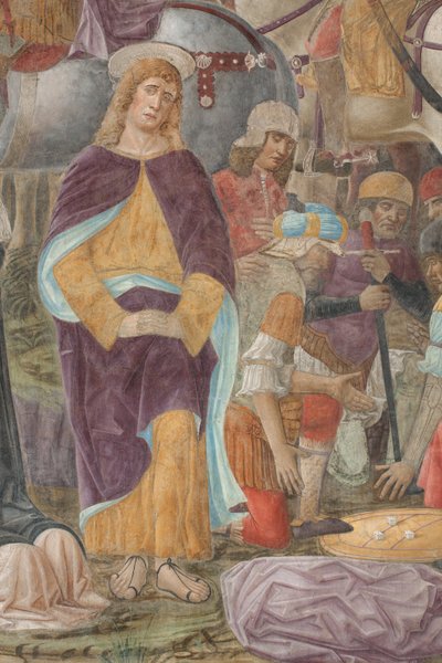 Milán, Refectorio del Cenáculo Vinciano, Donato Montorfano, Crucifixión de Cristo de Giovanni Donato Montorfano