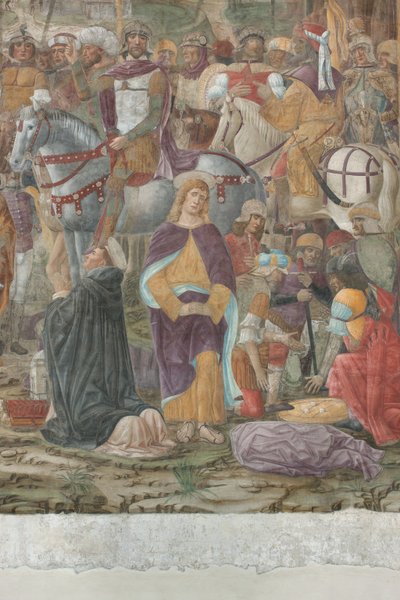 Milán, Refectorio del Cenáculo Vinciano, Donato Montorfano, Crucifixión de Cristo de Giovanni Donato Montorfano