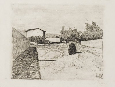 Una calle de Giovanni Fattori