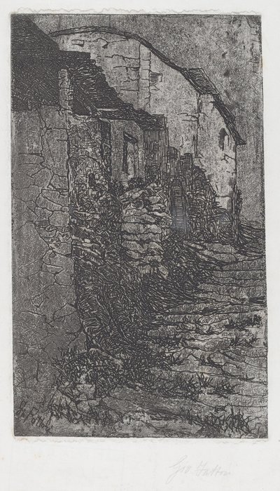 Bauco cerca de Roma de Giovanni Fattori