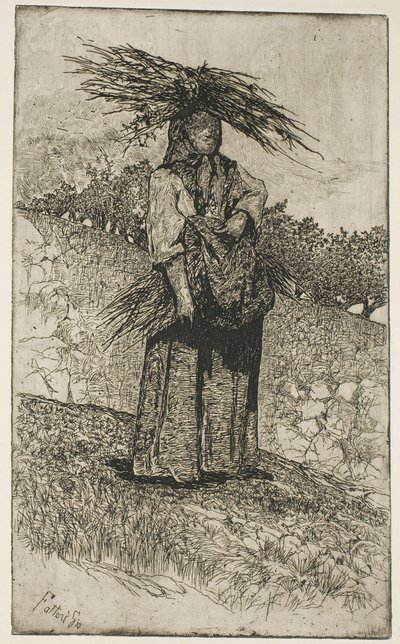 Boscaiola de Giovanni Fattori