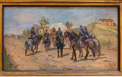 Caballería en reposo de Giovanni Fattori