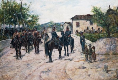 Parada de caballería de Giovanni Fattori
