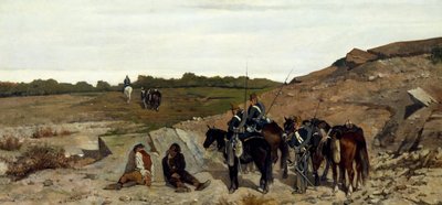 Episodio de la campaña contra el bandolerismo de Giovanni Fattori
