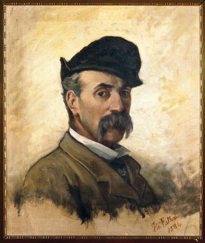 Italia, Florencia, Autorretrato a los 59 años de Giovanni Fattori