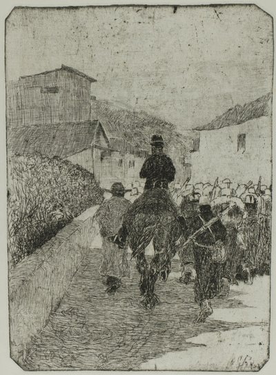 Paseo militar de Giovanni Fattori