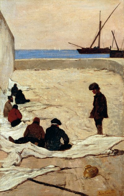 Remendando redes de Giovanni Fattori