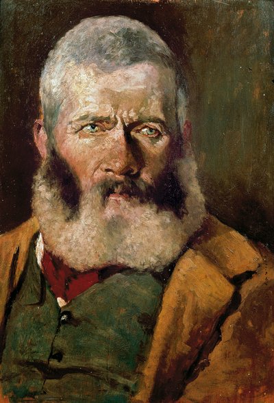 Retrato de vaquero, ca 1882 de Giovanni Fattori