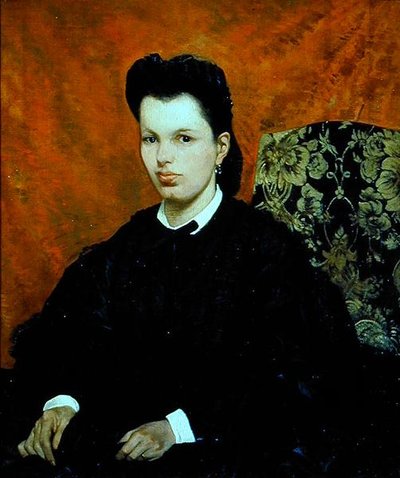 Retrato de la primera esposa del artista de Giovanni Fattori