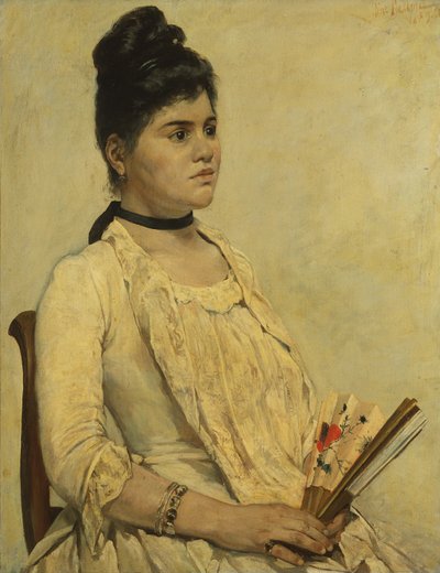 Retrato de la hijastra de Giovanni Fattori