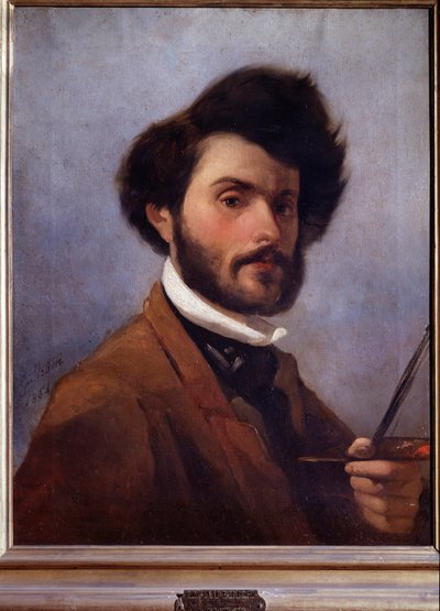 Autorretrato a los 29 años de Giovanni Fattori