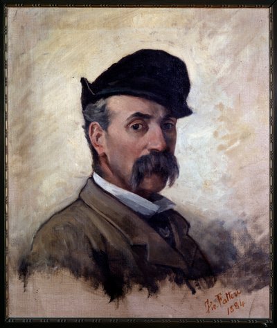 Autorretrato a los 59 años de Giovanni Fattori