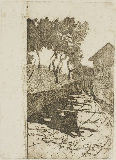 El perro negro de Giovanni Fattori