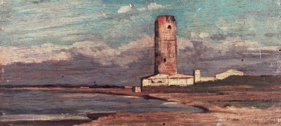 La Torre de Marzocco o Torre Roja de Giovanni Fattori